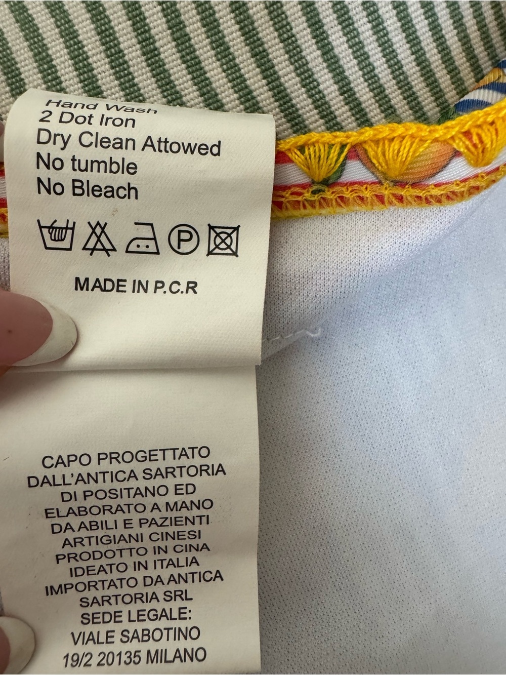 Antica Sartoria Positano lemon print bikini set - Picture 7 of 7